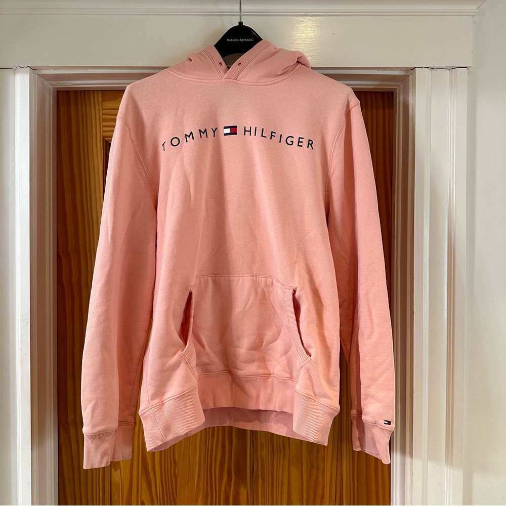 Pink Tommy Hilfiger Sweatshirt Size Large
